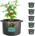 Plant Grow Bags 15 Gallons-5 Pack Multi-Purpose Nonwoven Fabric Pots with Durable Handles,Outdoor Garden Plant Pots for Vegetables Fruits Flowers ...