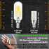 12V E12 LED Candelabra Bulb 40Watt Equivalent Warm White 2700K 4W 450Lm Low Voltage AC12-24V/DC10-30V for RV Camper Marine Boat Cabin Patio Landsc...