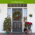 Magnetic Wreath Hanger for Front Doors, 2 Pack Wreath Holder for Steel Door Metal Wreath Hook for Wreath Decorations...