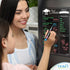 Magnetic Dry Erase Black Menu Board for Fridge (16 x 12"), Weekly Meal Planner Blackboard w/ 4 Neon Chalk Markers & Cloth Eraser, Chalkboard Organ...