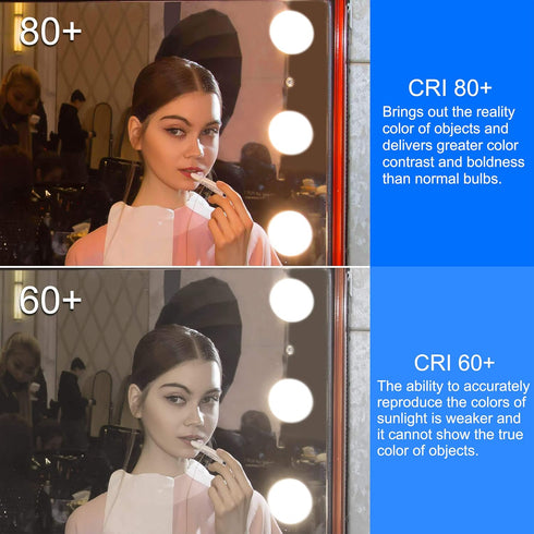 Cotanic G25 LED Globe Light Bulbs, 5W Vanity Light Bulb (60W Equivalent),Daylight 4000K,Non-dimmable Makeup Mirror Lights for Bedroom,Led Bathroom...