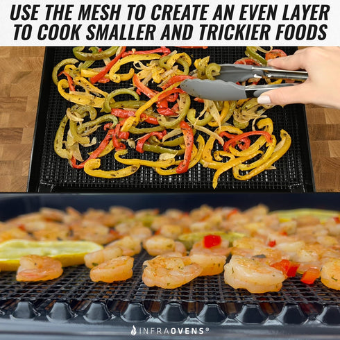 Reusable Mats for Ninja Sizzle Indoor Grill & Griddle GR101, Accessories for Indoor Electric Griddle with Lid for Cooking and Grilling, Non-Stick ...