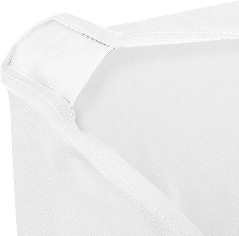 Peomeise 4FT Spandex Table Cover Rectangular Stretch Spandex Tablecloth (White,4FT)...