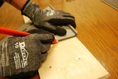 MAGID Touchscreen ANSI A6 Cut-Resistant Work Gloves, 1 Pair, 13-Gauge, Nitrile Coated, 6/XS,Dark Gray...