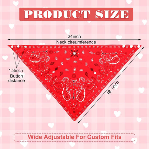 Jiuguva 8 Pack Adults Drool Bandana Bibs Paisley Soft Bibs Set Large Neutral Bibs Special Needs Bibs Set Absorbent Bibs Set for Men Women Teenager...