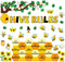 gisgfim Bee Motivational Bulletin Board Decorations Hive Rules Cutouts Summer Sunflower Tree Inspirational Positive Classroom Decor Daisy Bulletin...