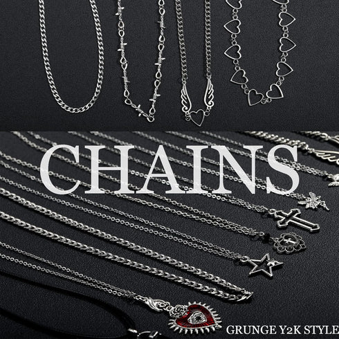 14 Pcs Grunge Goth Necklace Set Y2k Grunge Jewelry Gothic Cross Y2k Star Emo Accessories Y2k Jewelry Set for Women Men...