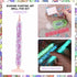 FOVIUPET 21pcs Diamond Painting Art Drill Pen Set, Resin Luminous 5D Point Drill Pen Tools with Metal/Resin Tips, Cross Stitch Diamond Rhinestone ...