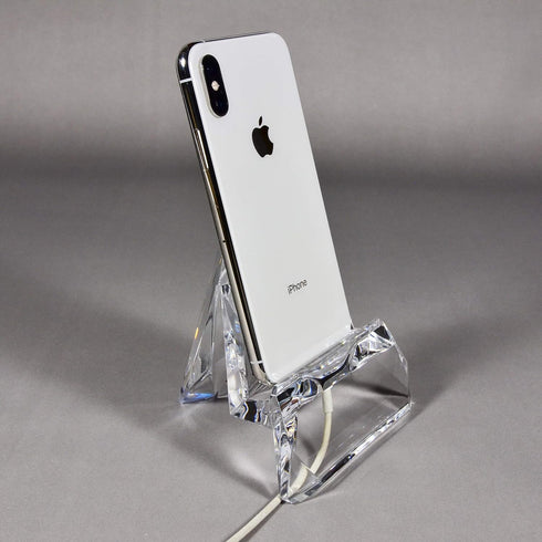 Acrylic Cell Phone Holder, Mobile Phone Stand, Tablet Stand | Office Supplies, Stationery Organizer, Desk Accessories - Clear...
