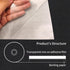 KEPAIBOS Double Sided Iron On Adhesive Sheets with Backing Easy-Iron Permanent Fusible Patch Fabric Glue A4 Size 20 PCS (Standard L)...