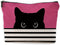 Black Cat Gifts - Gifts For Cat Lovers, Cat Makeup Bag, Cat Mom Gifts, Black Cat Small Makeup Cosmetic Bag For Purse(Pink Makeup Bag),Makeup Bag 7...