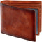 Men's Real Leather RFID Blocking Bifold Wallet Stylish Anti Theft Security With ID Window (Camel-01)...