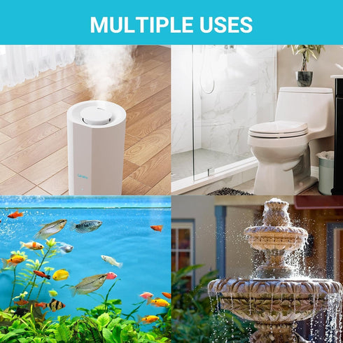 Humidifier Cleaner – Fight Humidifier Mold and Bacteria with Humidifier Cleaning Ball, Prevents Hard Water Build-Up, Eliminates White Dust, Remove...