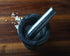 Fox Run Marble Mortar and Pestle Set, Black, 4.5"...