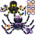 Max Fun Halloween Ring Toss Game Inflatable Spiders Set 2Pack for Kids Carnival School Halloween Party Favor Supplies Holiday Decoration Outdoor I...