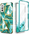 SURITCH Phone Case for Samsung Galaxy S21 Plus 6.7 inches, Front Cover with Built-in Screen Protector Full-Body Protection Shockproof TPU Bumper P...