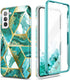 SURITCH Phone Case for Samsung Galaxy S21 Plus 6.7 inches, Front Cover with Built-in Screen Protector Full-Body Protection Shockproof TPU Bumper P...