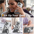for iPhone 11 Case Glitter with Rotatable Ring Stand Compatible with MagSafe, Plating Bling Clear Case with Camera Lens Protector Slim Phone Case ...