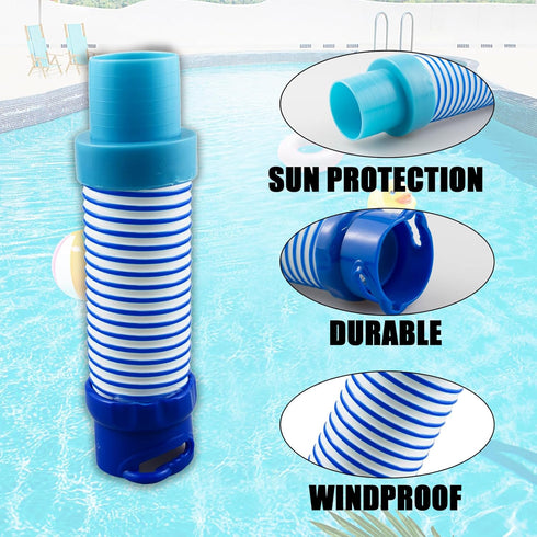 MX6 Pool Cleaner Hose Kit: Complete Pool Vacuum Hose Set with Adapter for Zodiac MX6 MX8 Pool Cleaner Parts. Includes Pool Leaf Catcher for Effect...