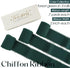 MEEDEE Dark Green Chiffon Ribbon 2 Inch Frayed Ribbon Fringe Chiffon Ribbon Green Chiffon Ribbon for Crafts Silk Chiffon Ribbon for Gift Wrapping ...