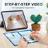 ArwySciI Crochet Kit for Beginners, 4 PCS Potted Kits with Yarn, Step by Step Videos, DIY Crafts for Adults and Kids, Gifts for Crochet Lovers, Bi...