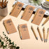 25 Sets Family Reunion Favor Family Appreciation Bamboo Pen Gift Inspirational Ballpoint Pen with Remembering Our Roots Greeting Card Family Reuni...