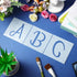 38 Pieces Letter Stencils Reusable Plastic Letter Number Templates Alphabet Art Craft Stencils Symbol Numbers Craft Stencils Interlocking Stencil ...