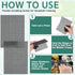 Flexible Scrubbing Screen for Household Cleaning Toilet Ring Remover 5.5 x 4 Inch Flexible Scouring Mesh Pad Abrasive Grit Cleaning Screen for Rem...