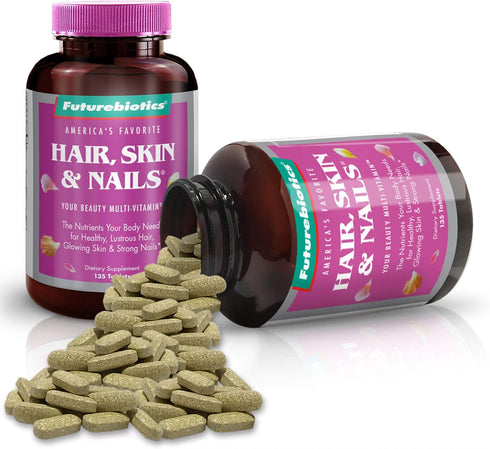 Futurebiotics Hair, Skin, & Nails Beauty Multivitamin, 135 Tablets...