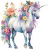 Fabric Panel 8"x8" Unicorn 100% Cotton Quilting Panel Square AM316...