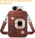 Fintie Carrying Case for Fujifilm Instax Mini LiPlay Hybrid Instant Camera - Premium Vegan Leather Portable Bag Cover with Removable Strap, Brown...