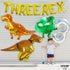 KatchOn Giant Dinosaur Balloons for Birthday Party - 48 Inch, Pack of 4 | Three Rex Party Decorations | Dinosaur Birthday Decorations...