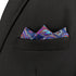 S&W SHLAX&WING Pocket Squares for Men Blue Colours Purple Fuchsia Floral...