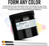 Jacquard Products Black Textile Color Fabric Paint 8-Ounces - Bundled Brush Set...