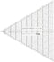 C&T Publishing CTP20329 Clearview 60 Degree Triangle Ruler, 10"...