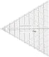 C&T Publishing CTP20329 Clearview 60 Degree Triangle Ruler, 10"...
