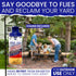 2 Reusable Fly Traps Outdoor Fly Traps with 4 Natural Fly Magnet Bait Refill. Flies Trap Outdoor Reusable Fly Trap Jar Fly Trap Fly Catchers Outdo...