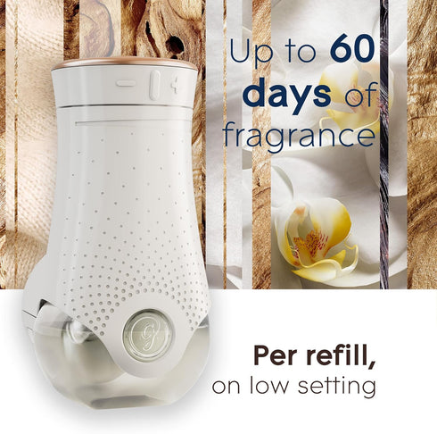 Glade PlugIns Refills Air Freshener, Scented and Essential Oils for Home and Bathroom, Sheer Vanilla Embrace, 1.34 Oz, 2 Count...