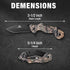 Mossy Oak Folding Tactical Pocket Knife for Men, Camo Pocket Knife with 3 Inch Stainless Steel Drop Point Blade, EDC Tool with Clip...