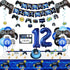 12th Birthday Decorations for Kids-Gaming Party Decorations for Gamer-HAPPY BIRTHDAY Gaming Banner Video Game Table Cover Controller Balloon Cake ...