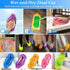 10 Pcs Shoes Cover Dust Duster, Washable Mop Slippers Shoes for Floor Cleaning, Reusable Microfiber Duster Mops for House, Office, Bathroom, Kitch...