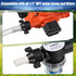 Dreyoo 1/2 Inch x 14 NPT x 1/2 Inch Barb Straight Swivel Adapter RV Water Pump Fittings with Thread Seal Tape, 1/2 Inch Female Threaded PEX Fittin...