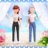 4 Sets Doll Clothes 11.5 Inch Girl Doll Accessories Doll Clothing Doll Outfits Doll T Shirt Dress Short Sleeve and Pant for Girls Birthday Gifts(V...