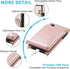 for iPhone XR Zipper Leather Wallet Case (6.1-Inch) - 3-in-1 Crossbody Bag with Card Holder - Shockproof PU Leather Case - 11-Card Capacity & Adju...