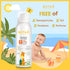 Baby’s 100% Mineral Zinc Oxide Sunscreen Foam Spray, safe natural sensitive skin sunblock Babies or Toddlers: SPF50 Broad Spectrum UVA UVB, Sunbur...