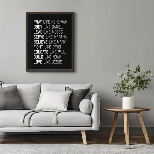 Posterizer 1 pcs-Spiritual Role Models Encouraging Wall Art-Religious Posters-Gifts for Christians - Gift for Men Women Entrepreneur Teens - Decor...