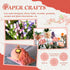 Mlurcu Crepe Paper 6 Rolls Red Crepe Paper 10 Inch Wide Crepe Paper Streamers Crepe Paper Flower Making Kits Green Floral Tape and Floral Stem Wir...