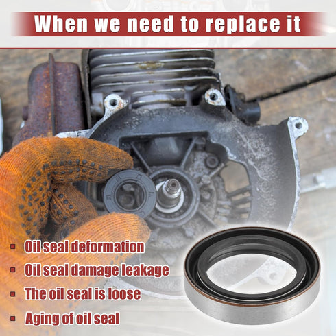 uxcell Engine Crankshaft Oil Seal Replacement for Toyota Land Cruiser 1990-1997 for Lexus LX450 1996-1997 No.90310-35010/9031035010...