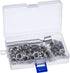 Pangda 100 Sets Grommet Eyelets Tool Kit, Grommet Setting Tool and Eyelets with Setting Tools and Storage Box for Fabric, Tarps, Curtains(2/5 Inch...