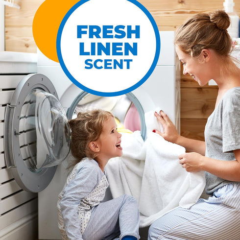 Arm & Hammer Power Sheets Laundry Detergent, Fresh Linen 50ct, up to 100 Small Loads (Packaging may vary)...